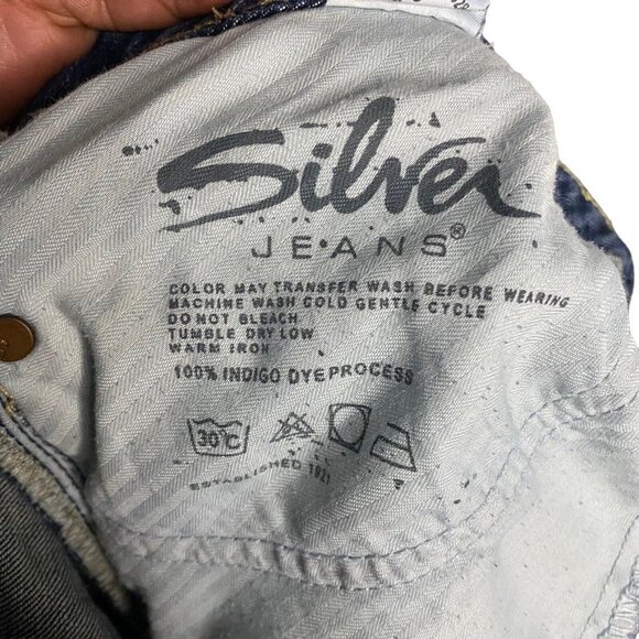 Silver Jeans Women's Medium Indigo Kyle Bootcut Denim Jeans - Picture 11 of 12